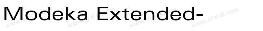 Modeka Extended字体转换